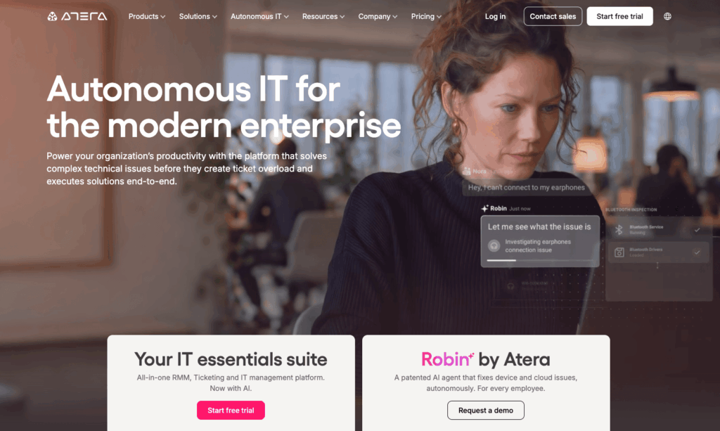 Atera Homepage