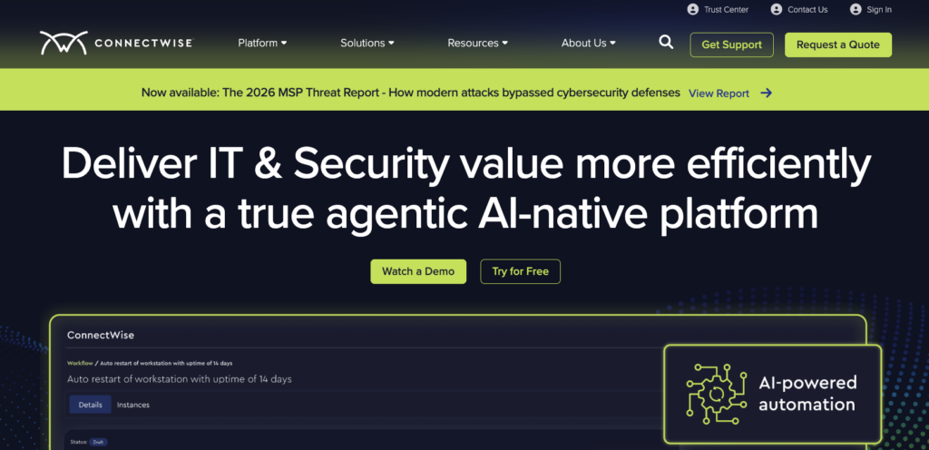 connectwise homepage