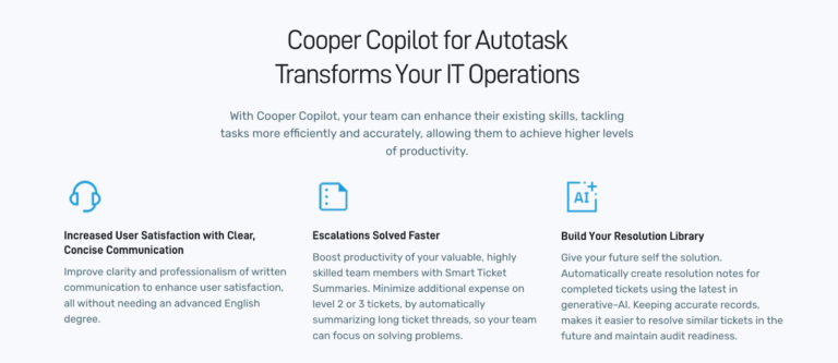 Autotask Cooper Copilot