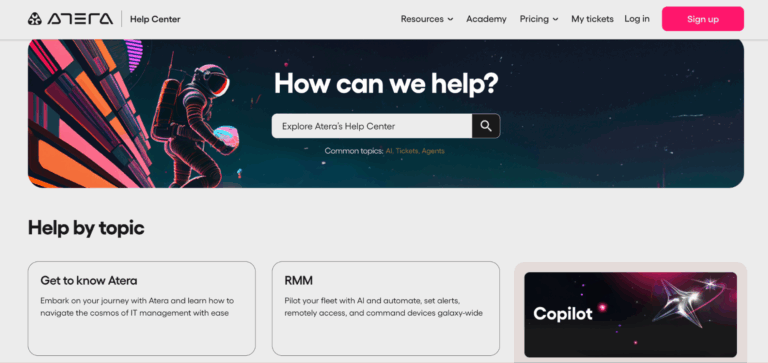 Atera's help center