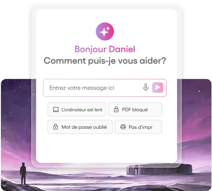 Chat AI d'Atera pour l'assistance