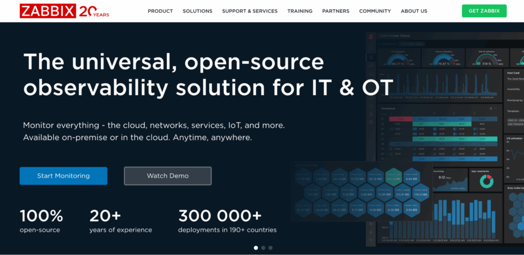 Zabbix HP picture. 