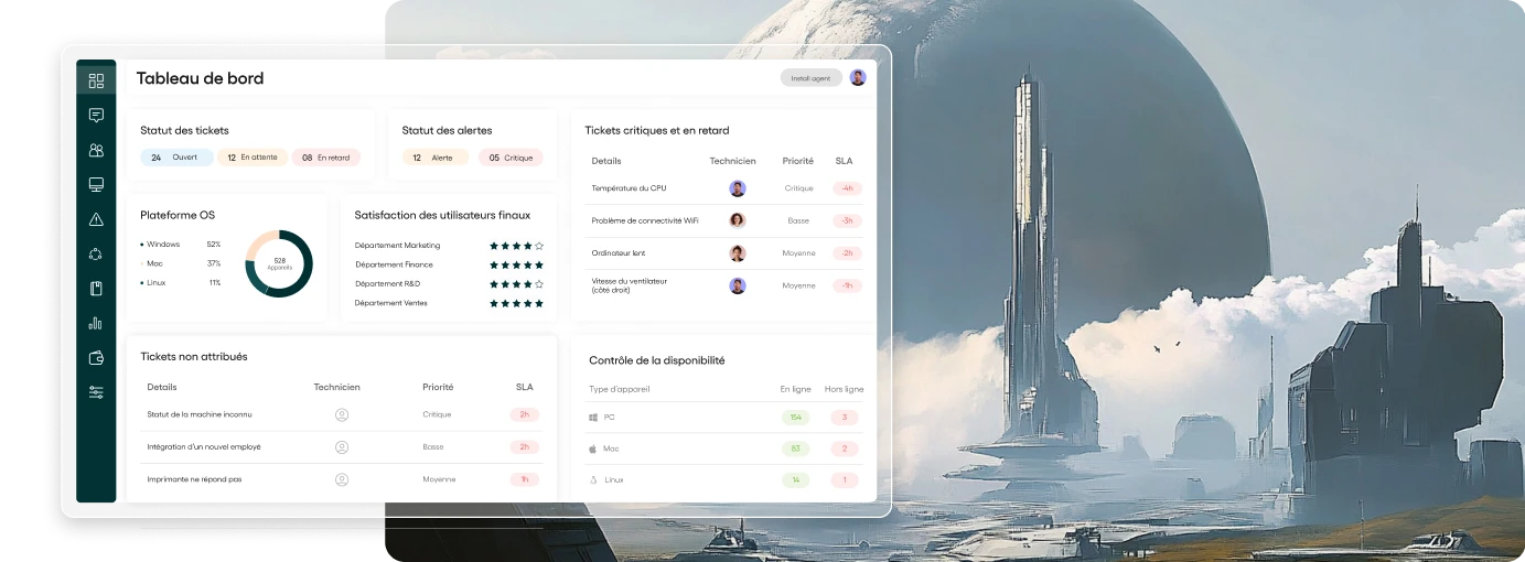 Chat AI d'Atera pour creer un script 