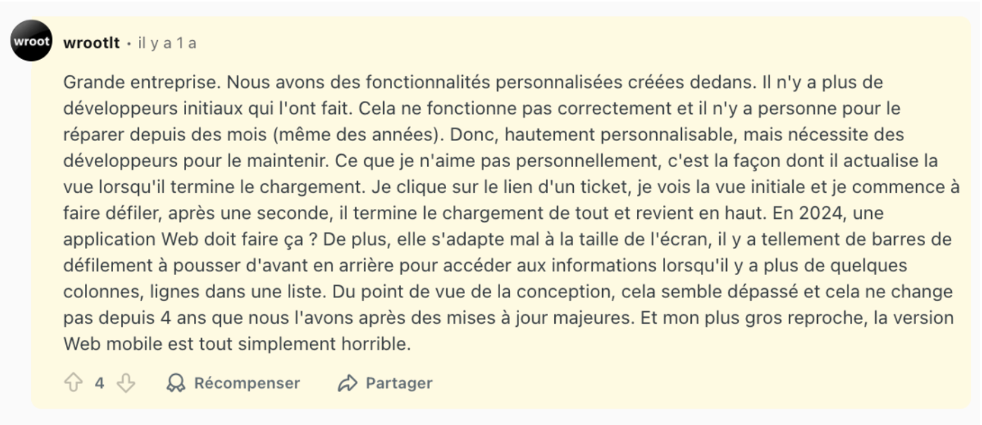 Servicenow Reddit Avis sur ServiceNow : découvrez la plateforme pour les équipes IT
