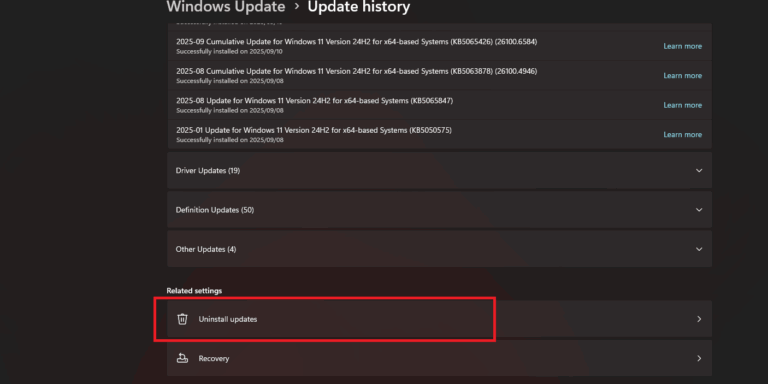 Remove Problematic Windows Updates How to fix