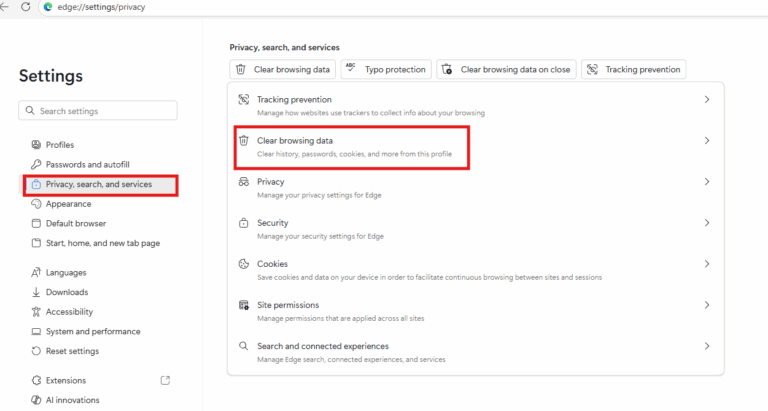 How to Clear Cache in Microsoft Edge: Step-by-Step Guide