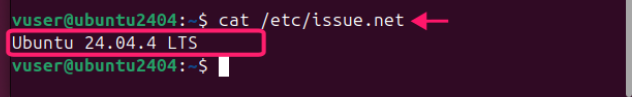 Ubuntu Version Command