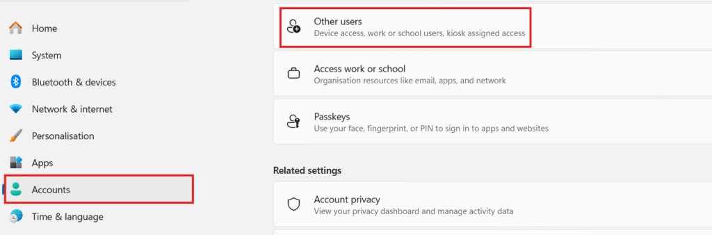 Other Users