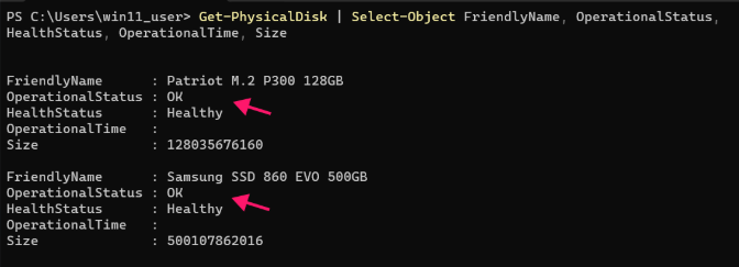 PowerShell Health Status Script