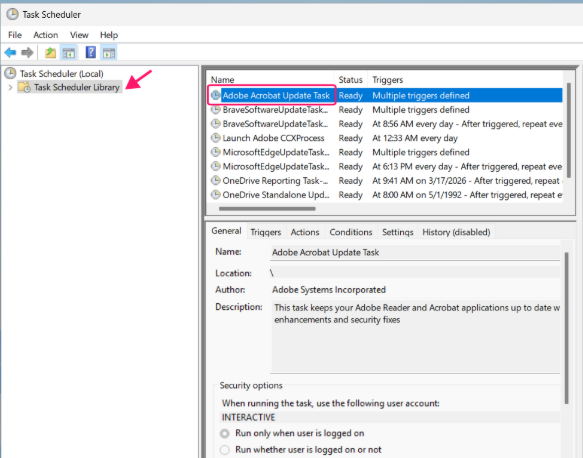 Task Scheduler Library