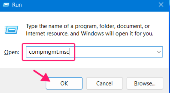 Computer Management Page