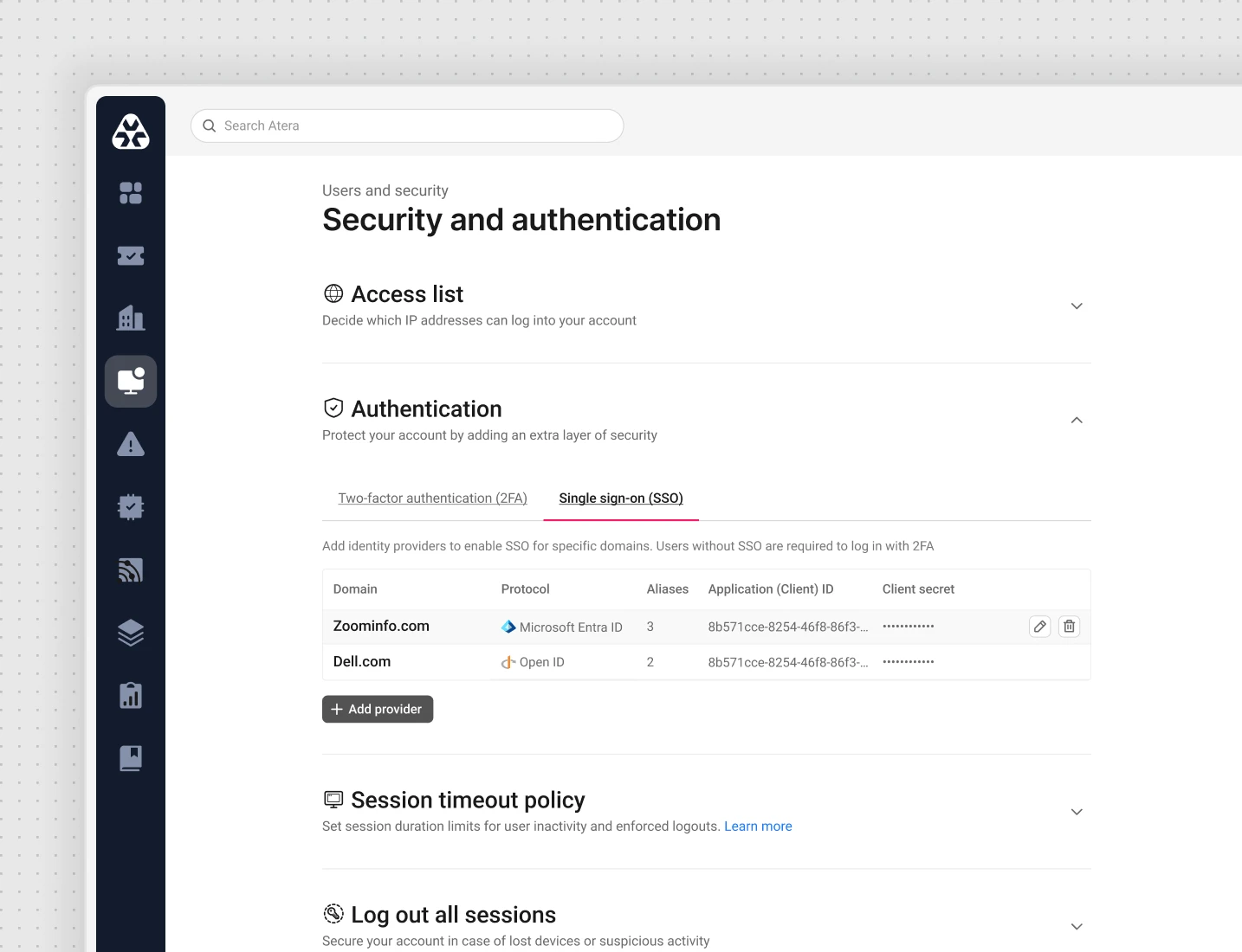 Security and Compliance - Atera