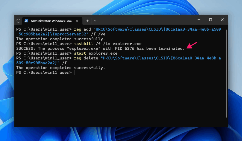 Change right-click context menu via PowerShell