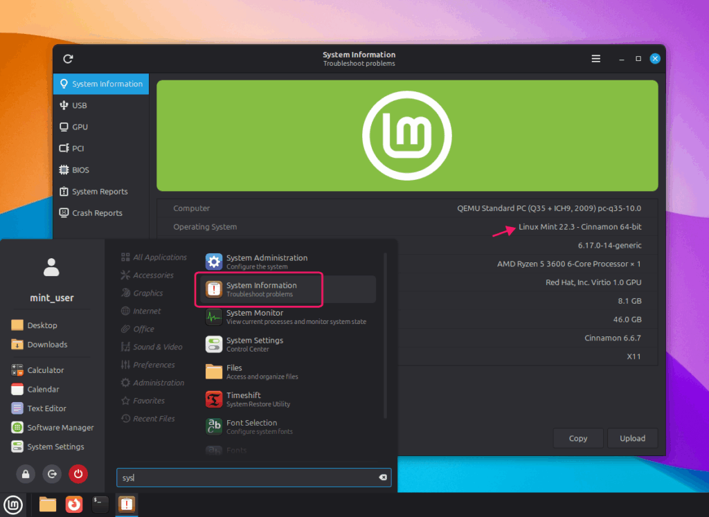 Check System Information in Linux