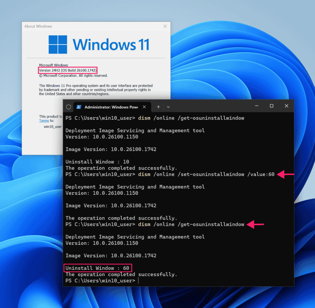 Check current Windows version