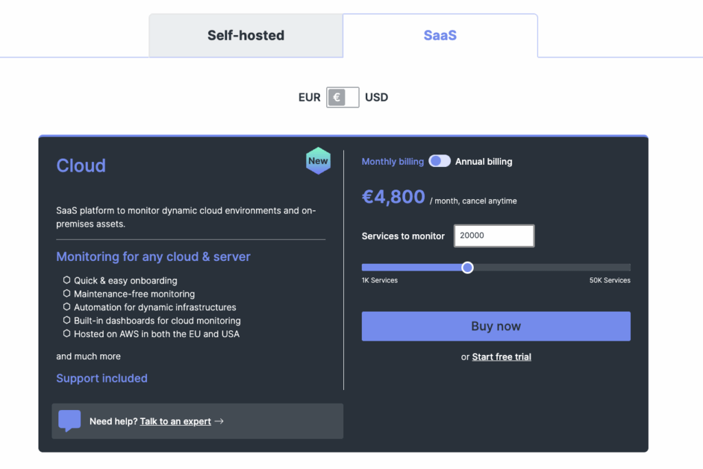 Checkmk pricing