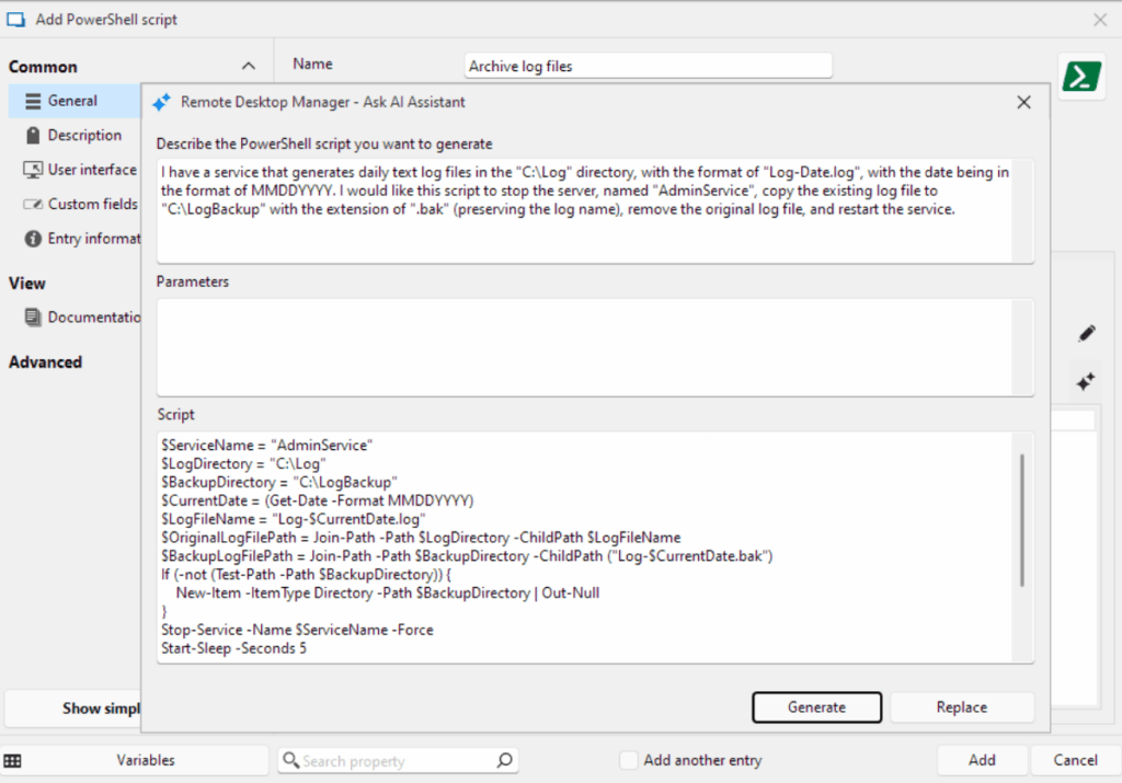 Devolutions' AI-powered scripting