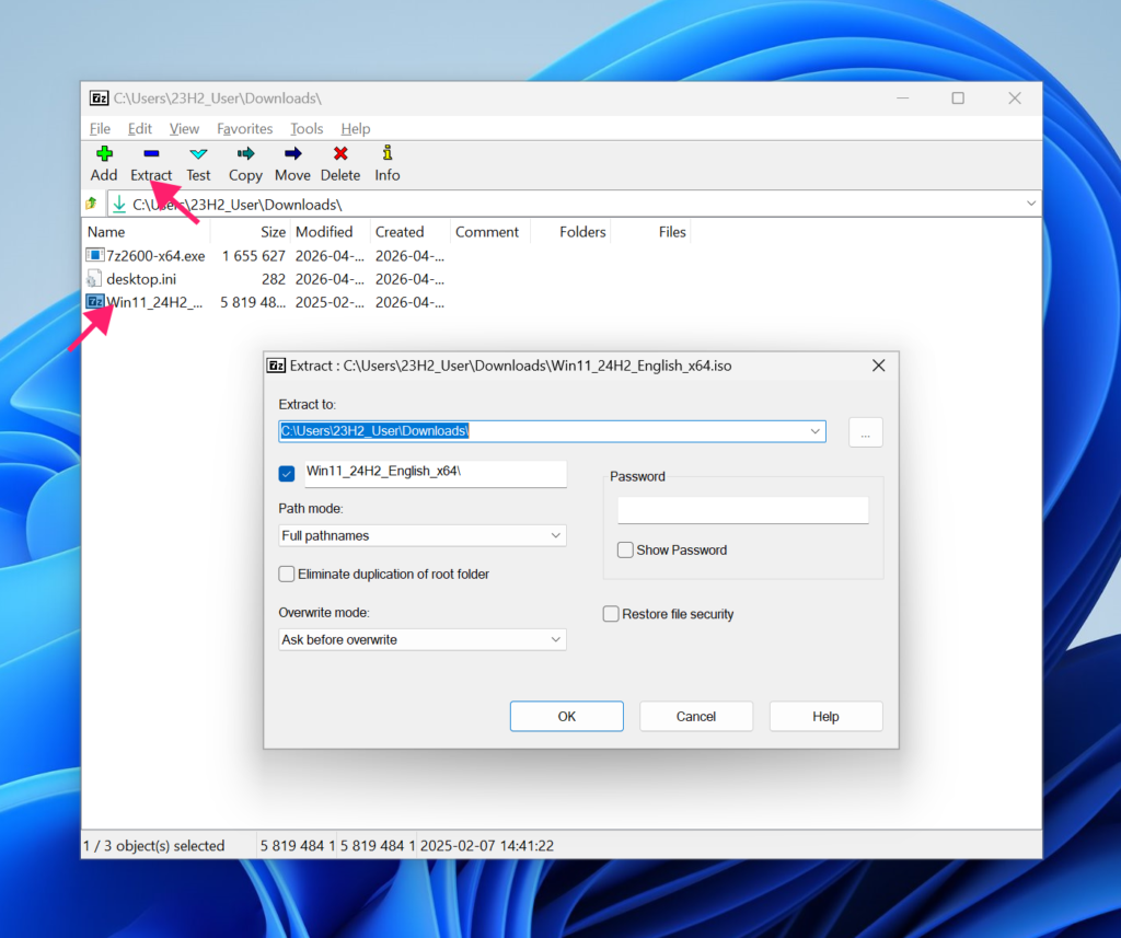 Extract ISO