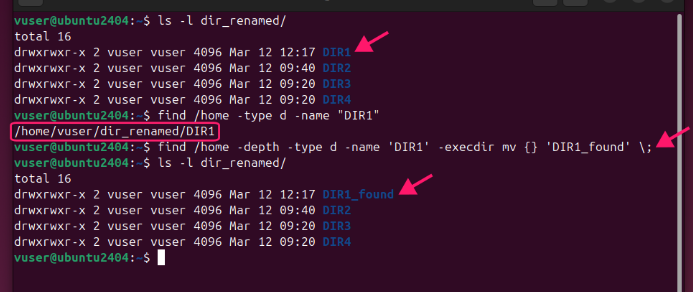 Rename a Directory