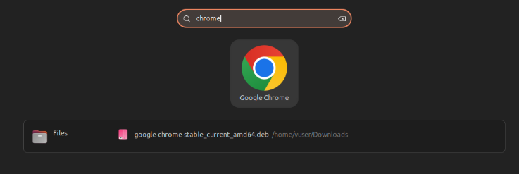 Search Chrome