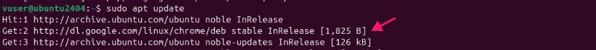 Update your package list