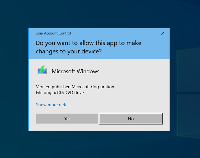 User Account Control