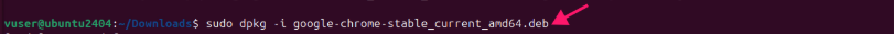 install the package