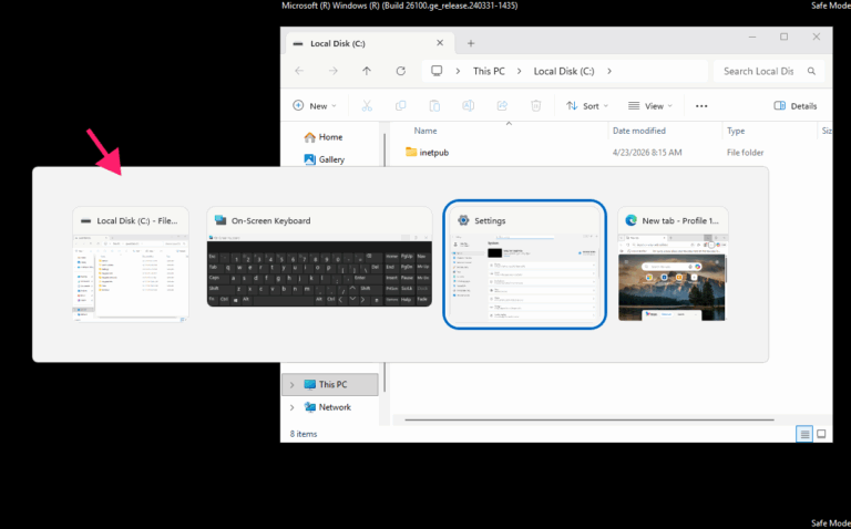 How to fix Alt+Tab not working in Windows 11
