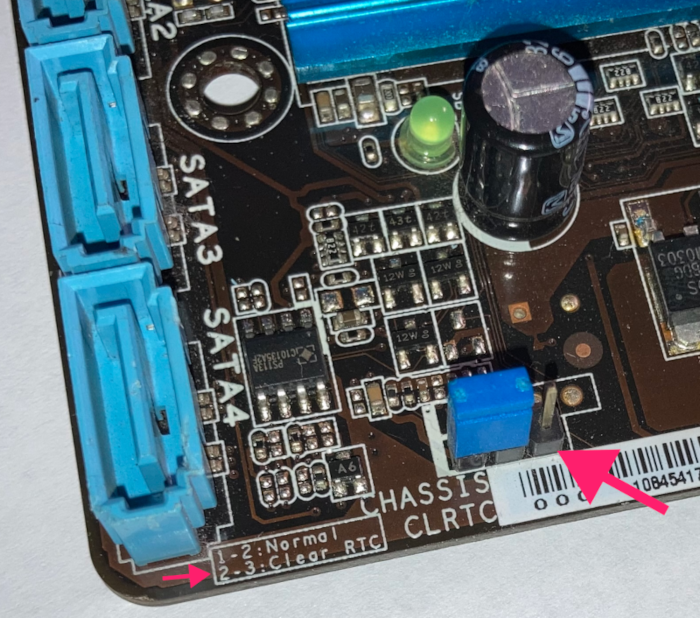 CMOS jumper