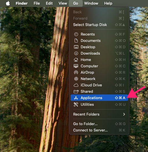 Go bar on macOS Go bar on macOS