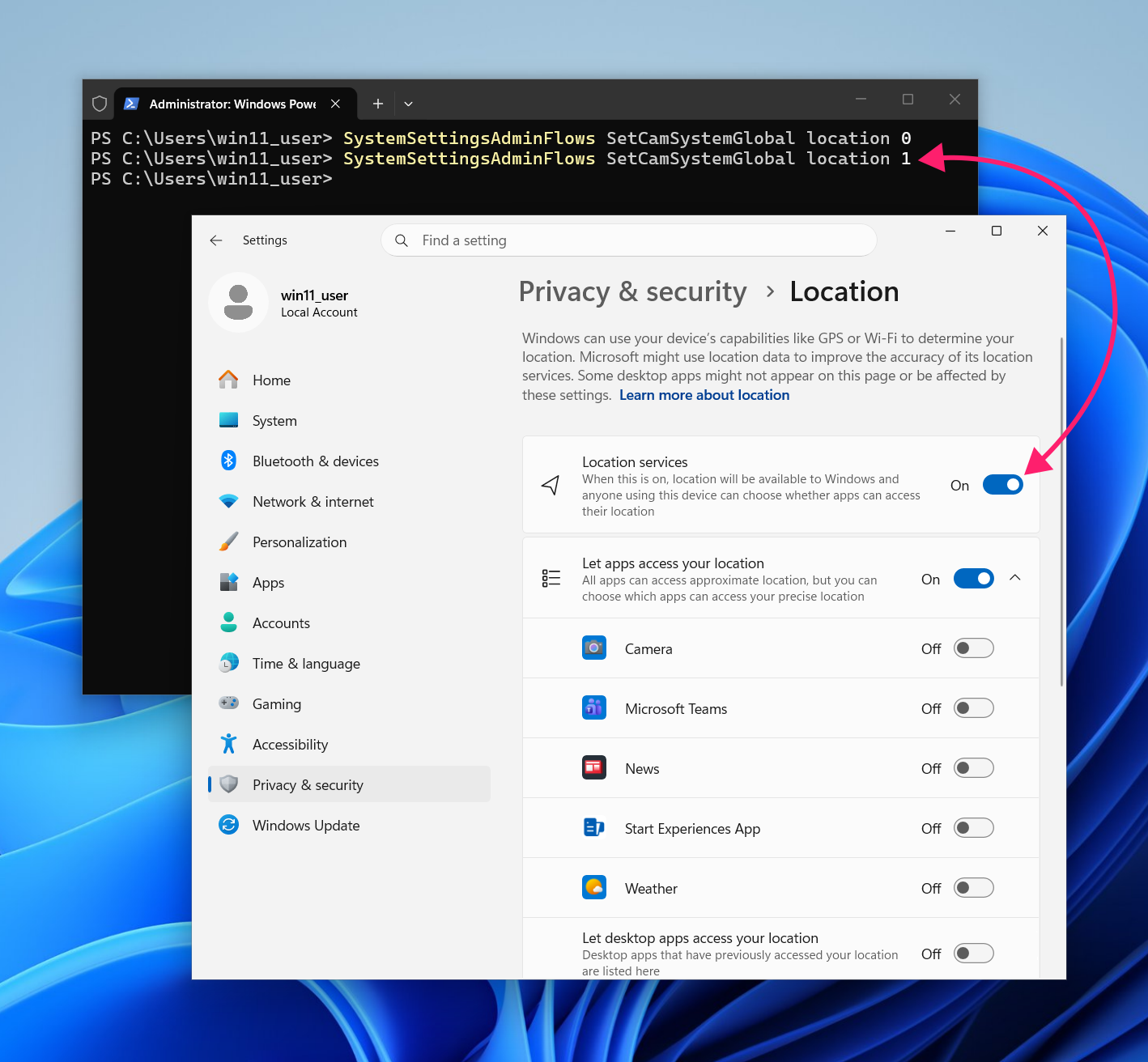 Service Path Windows How to enable or disable location services in Windows