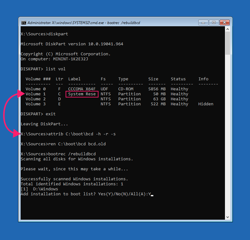 Remove protected attributes in Command Prompt