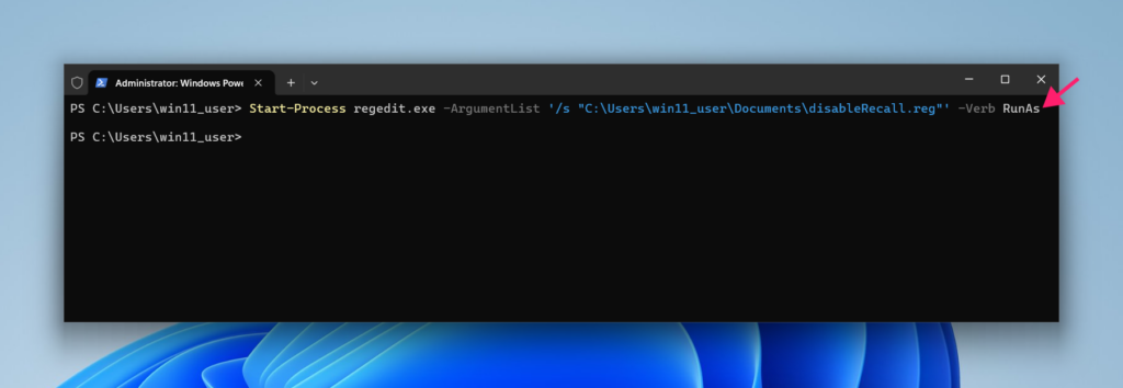 Run Registry edits from PowerShell