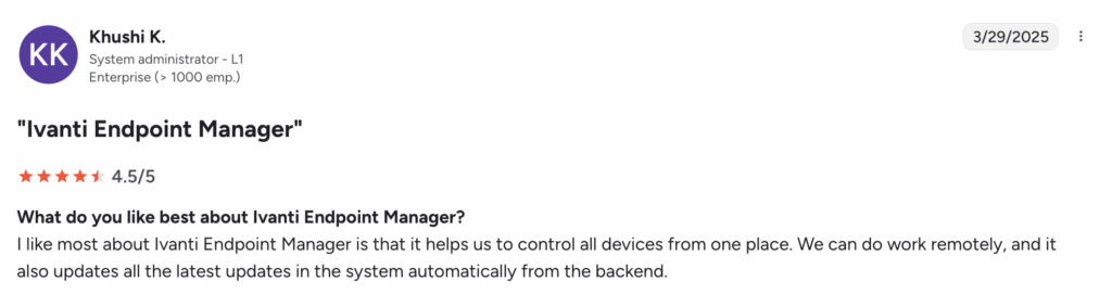 Atera vs Ivanti comment 9