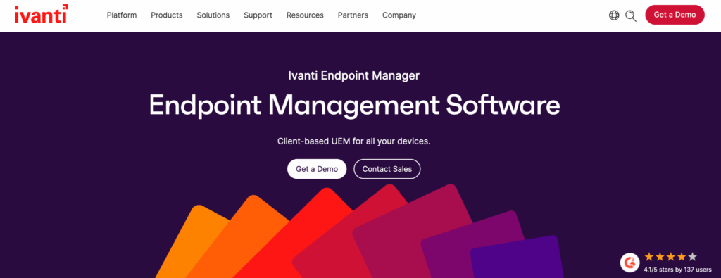 ivanti endpoint manager homepage