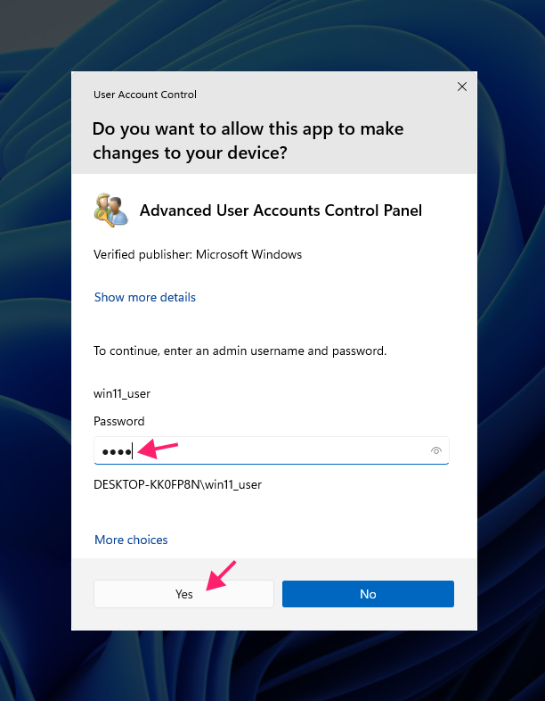 Admin credentials Admin credentials