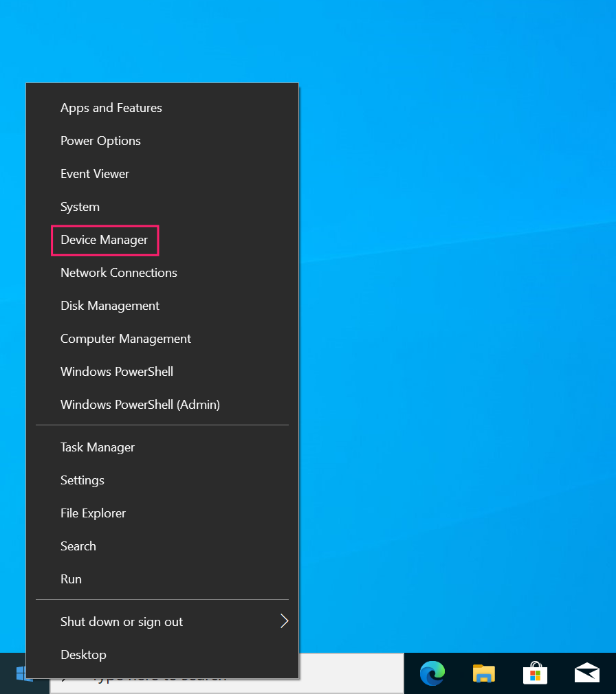 Open Device Manager Open Device Manager