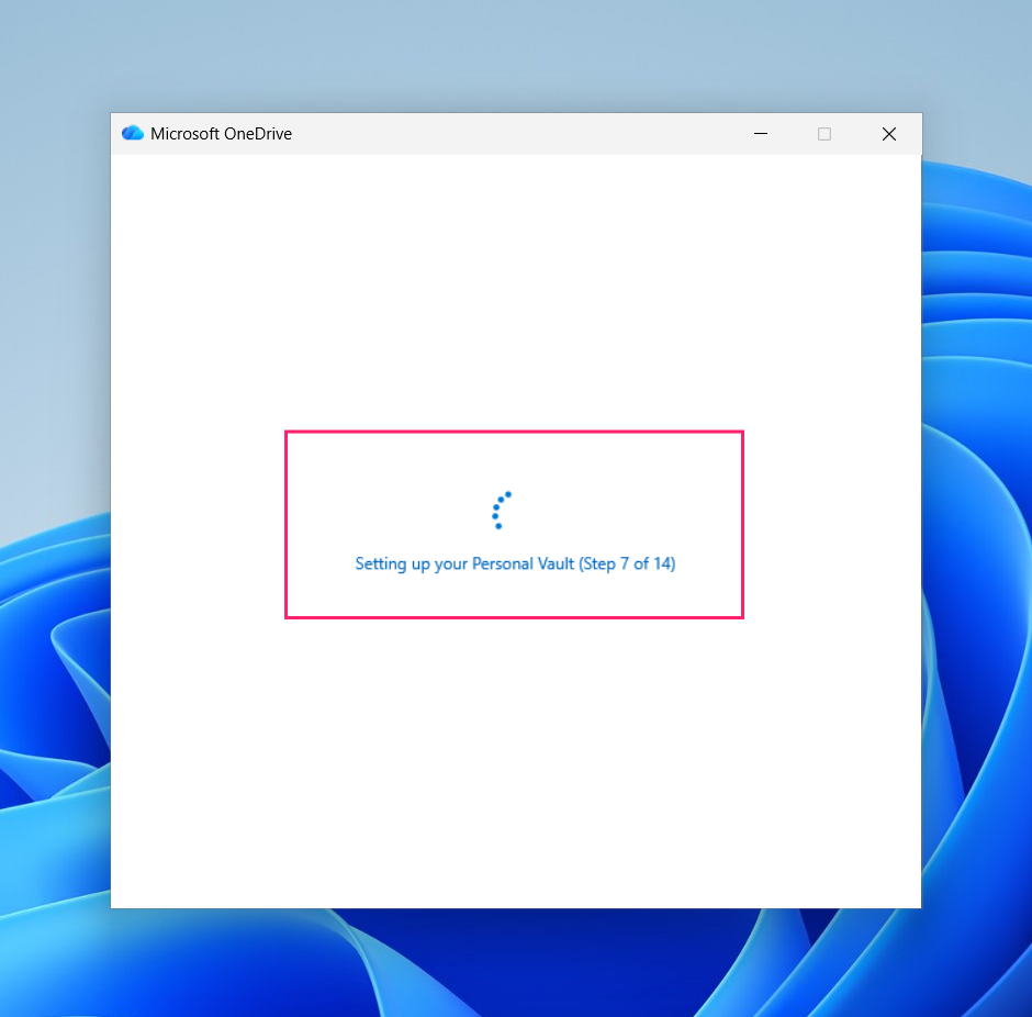 Setting up your Personal Vault