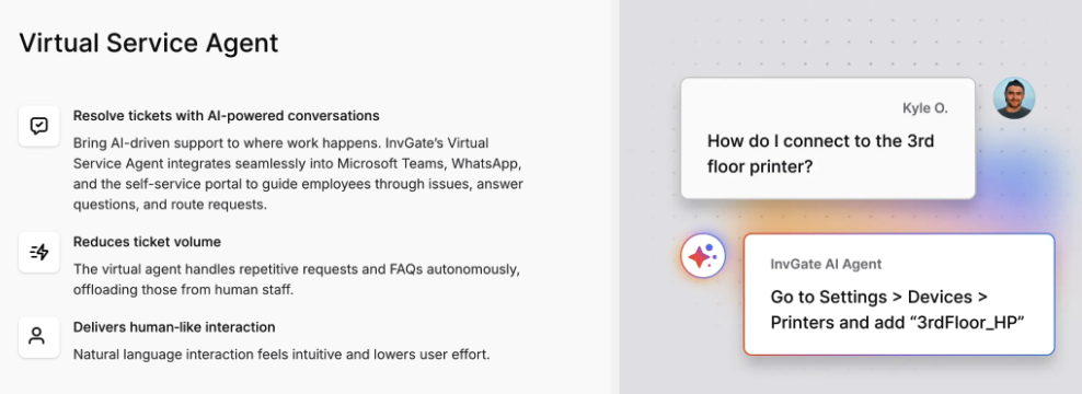 invgate virtual service agents