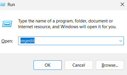 Shortcut Registry Key