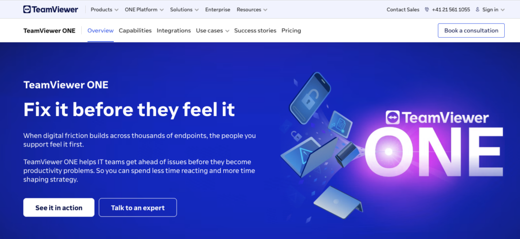 teamviewer one homepage
