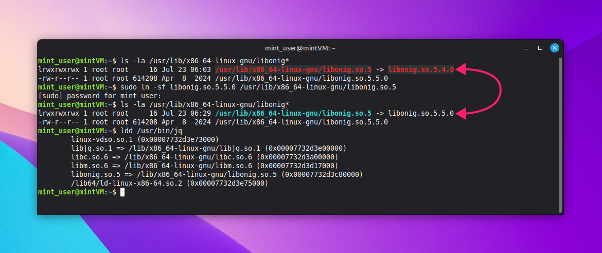 Check what’s present at Linux location Check what's present at Linux location