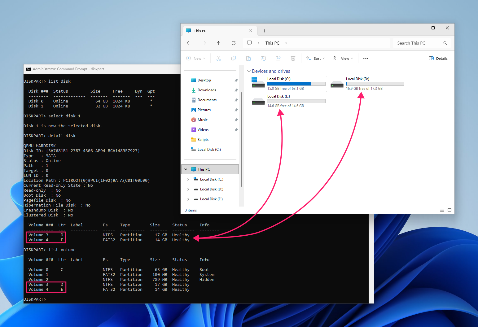 Diskpart commands in CMD Diskpart commands in CMD
