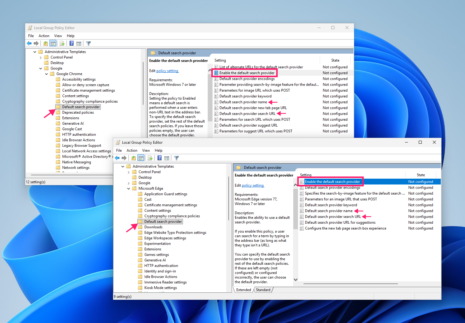 GPO for default search provider GPO for default search provider