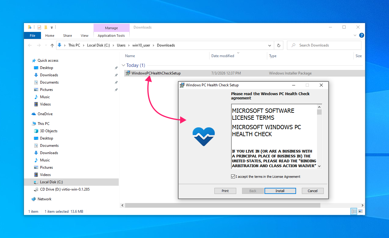Install WindowsPCHealthCheckSetup Install WindowsPCHealthCheckSetup