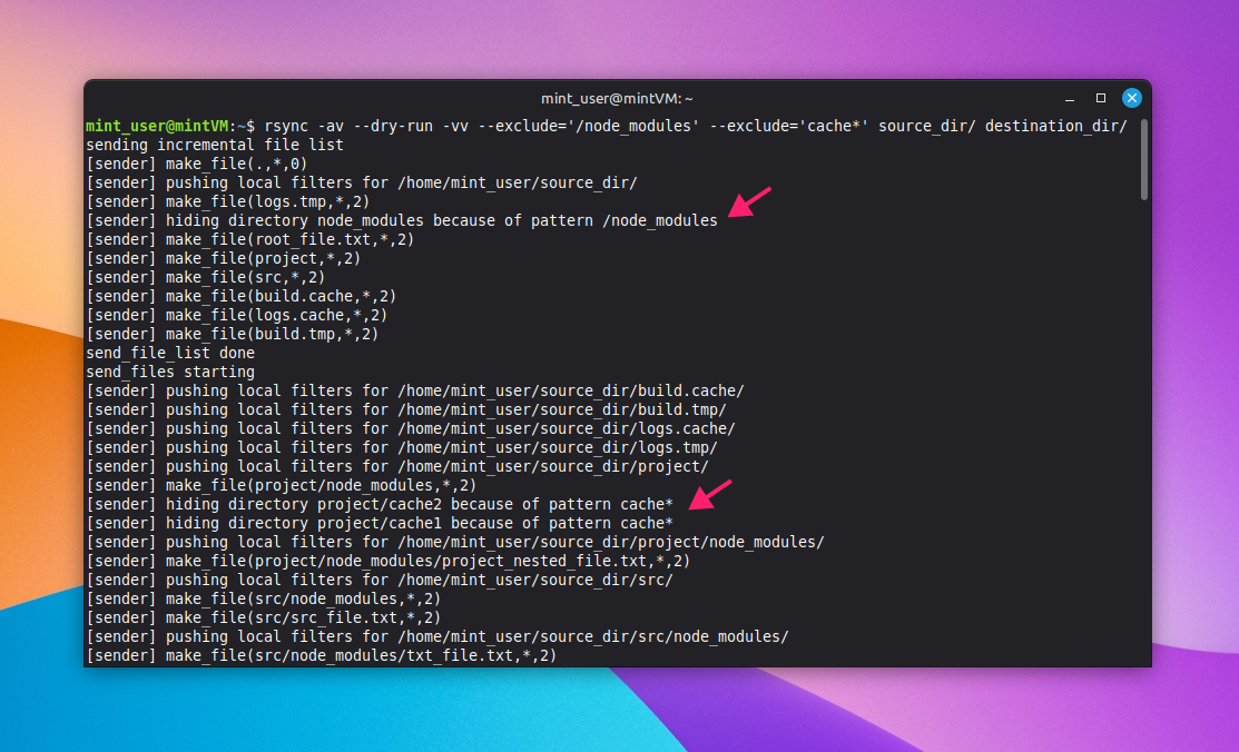 Maximum verbosity exclusion command Maximum verbosity exclusion command