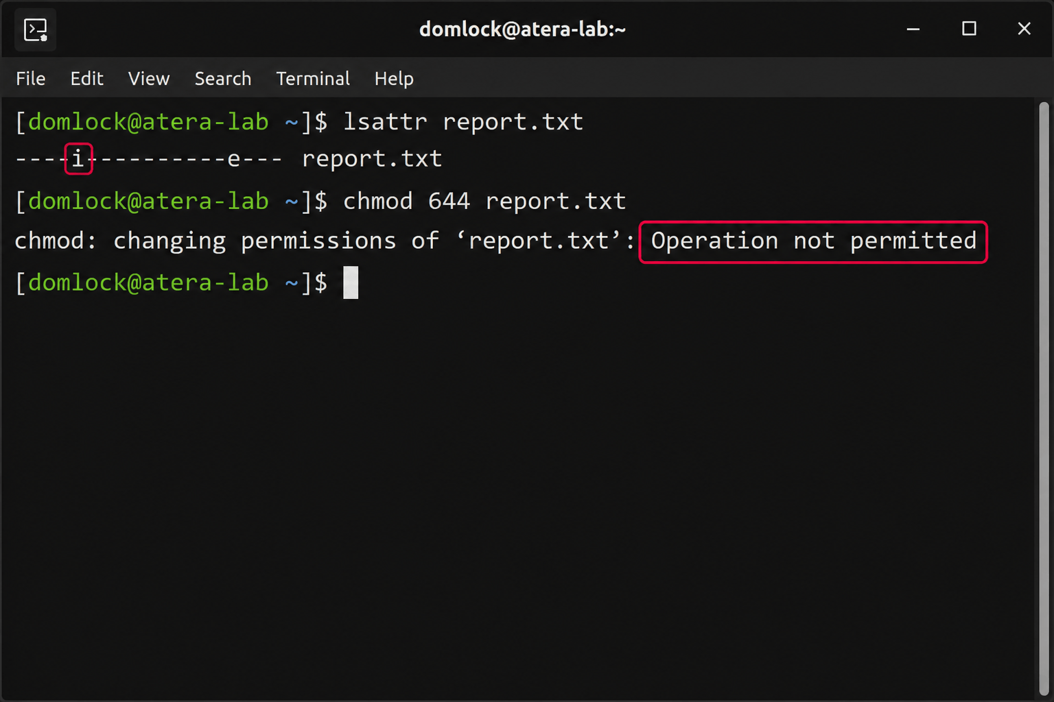 Operation not permitted error Operation not permitted error