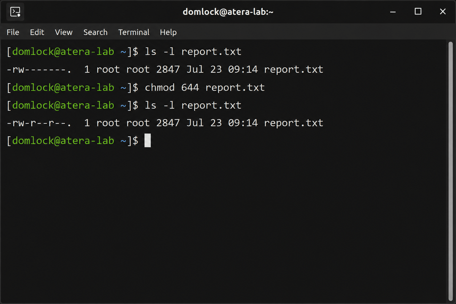Permission fix in Linux with basic lsattr command Permission fix in Linux with basic lsattr command