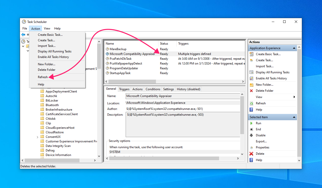 Refresh compatibility appraiser task when ready Refresh compatibility appraiser task when ready