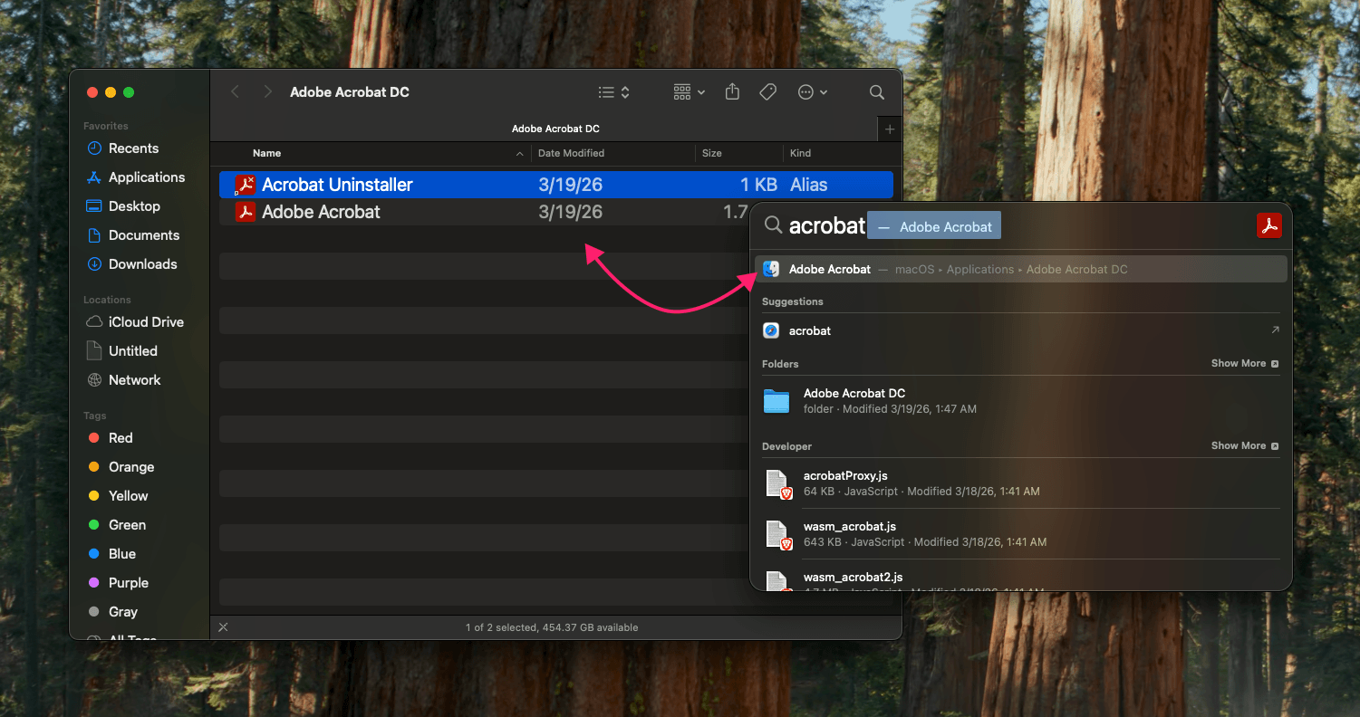 Uninstaller in macOS